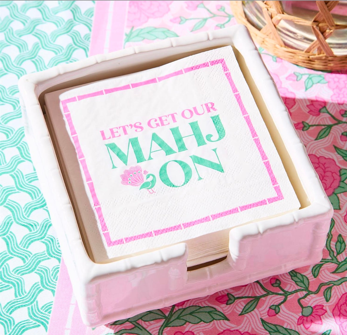 Mahjong Cocktail Napkins