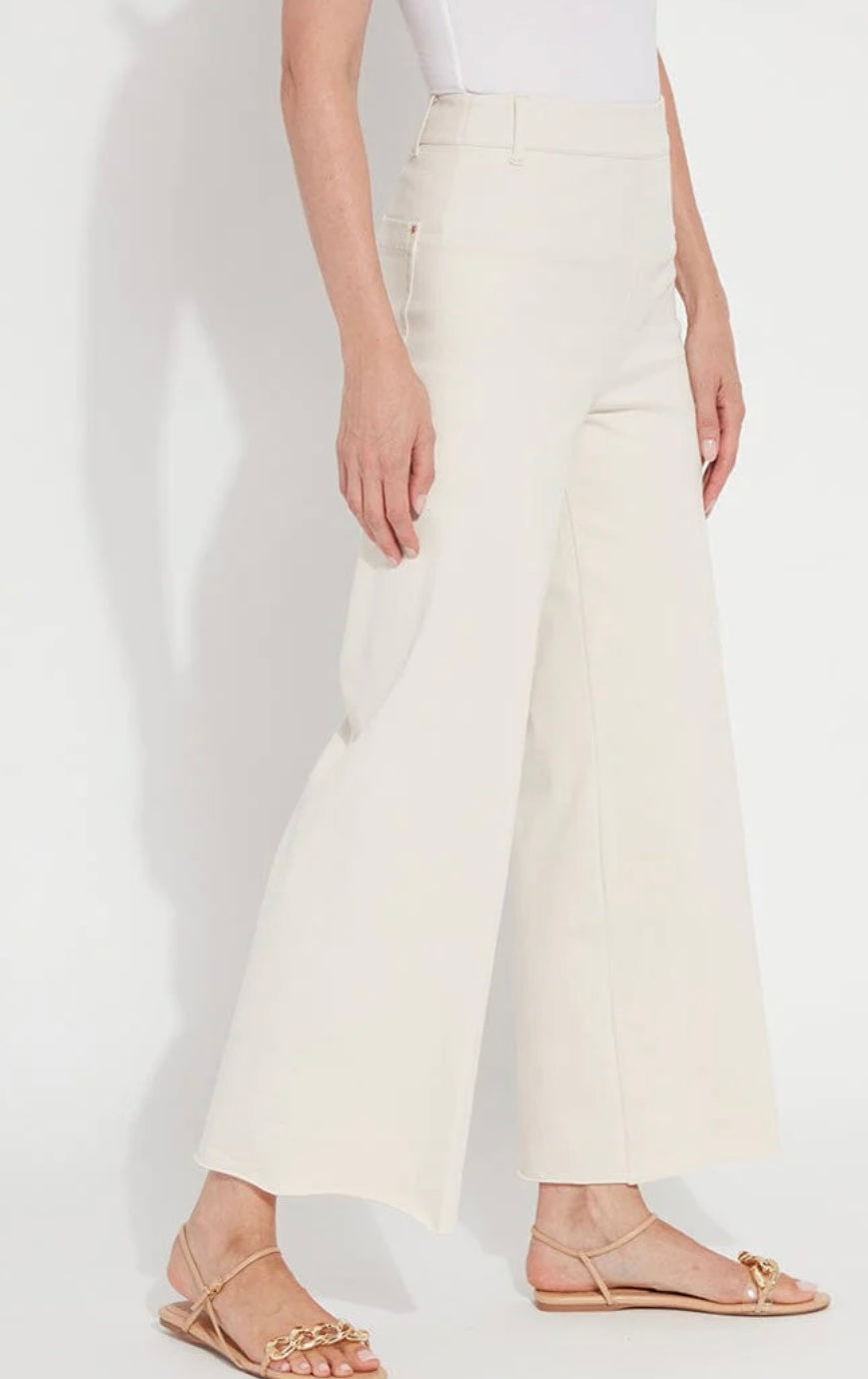 Erin Hi Waist Wide Leg Pant-Oat