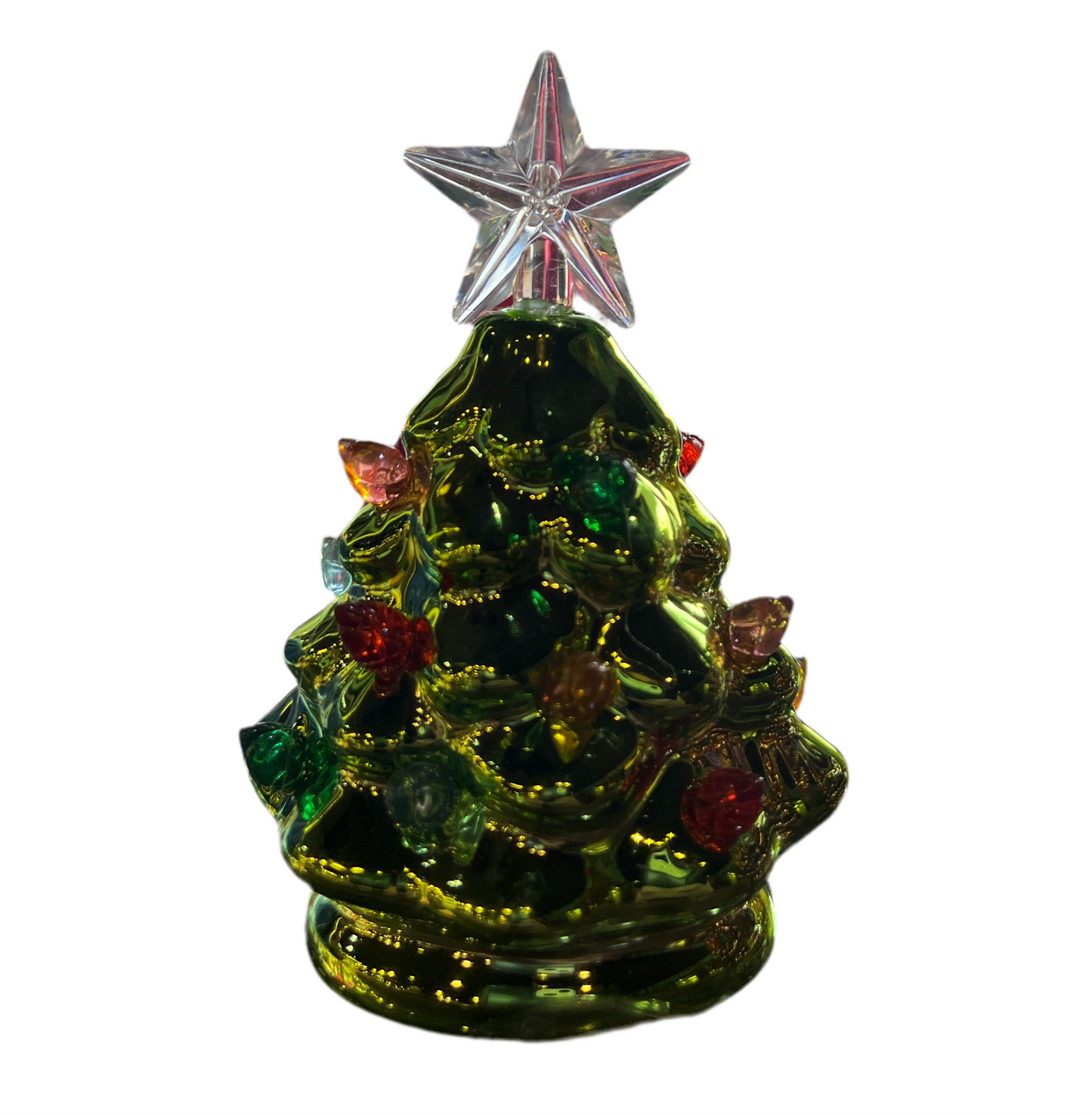 Mini Metallic LED Trees