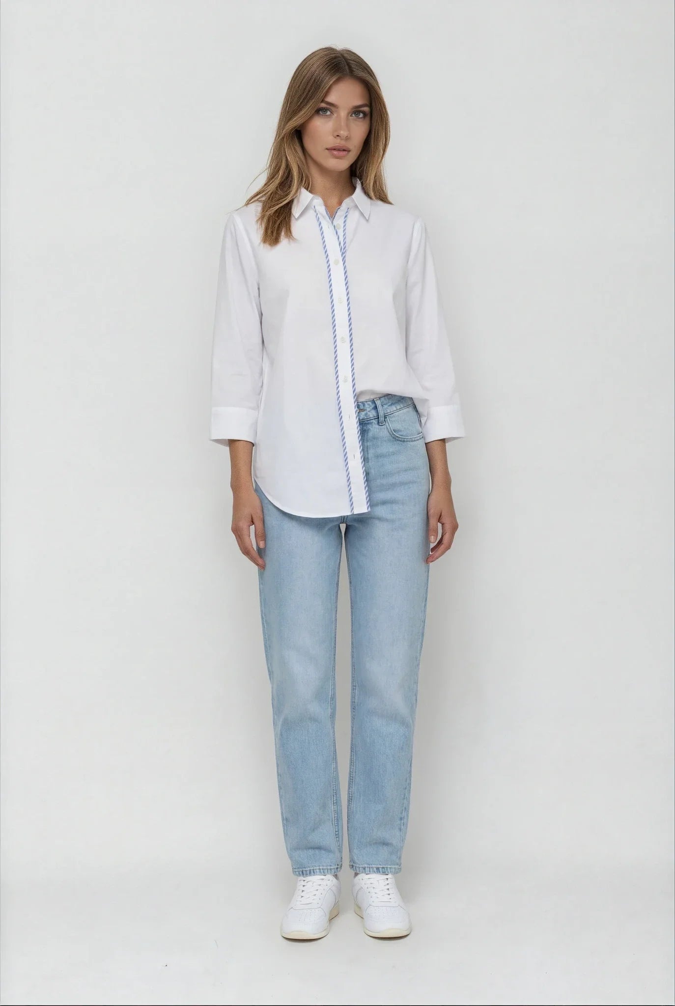Marni Top-White/Blue
