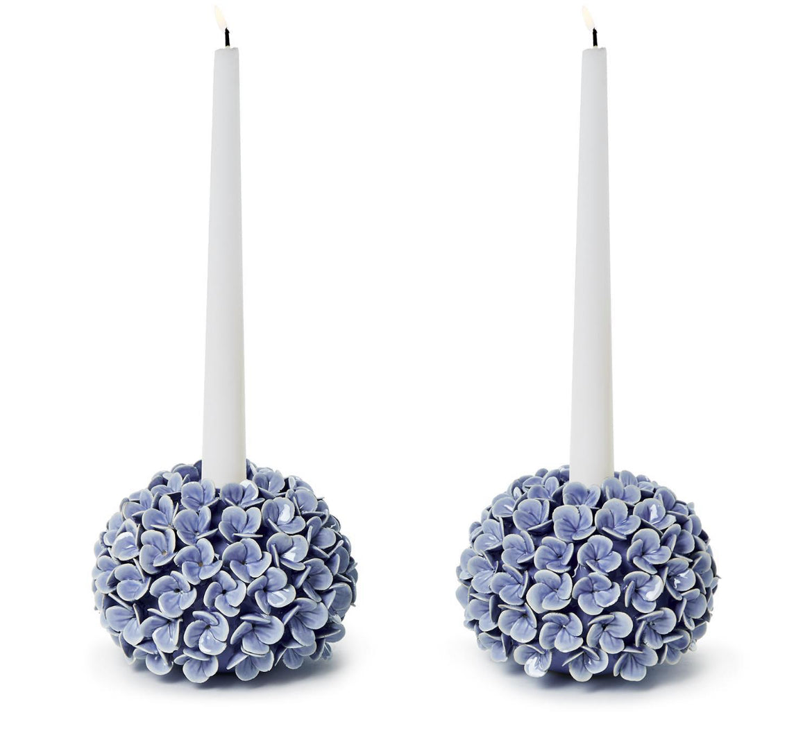Hydrangea Bud Vase/Taper Candle Holder