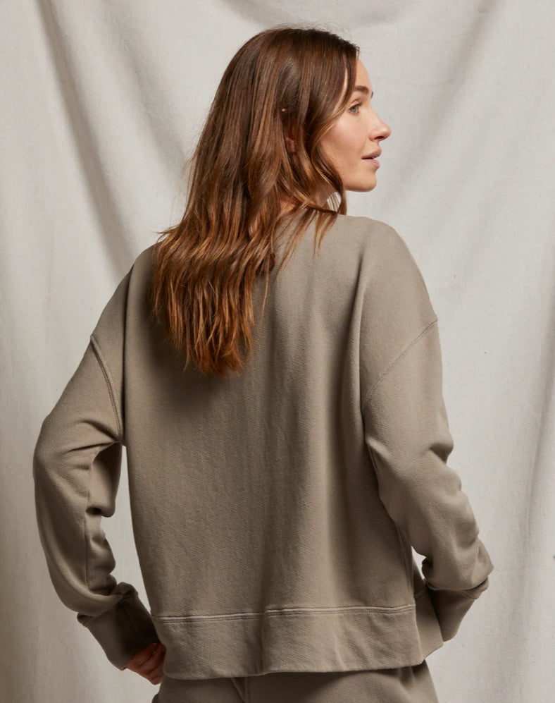 Tyler French Terry Sweatshirt-Mushroom