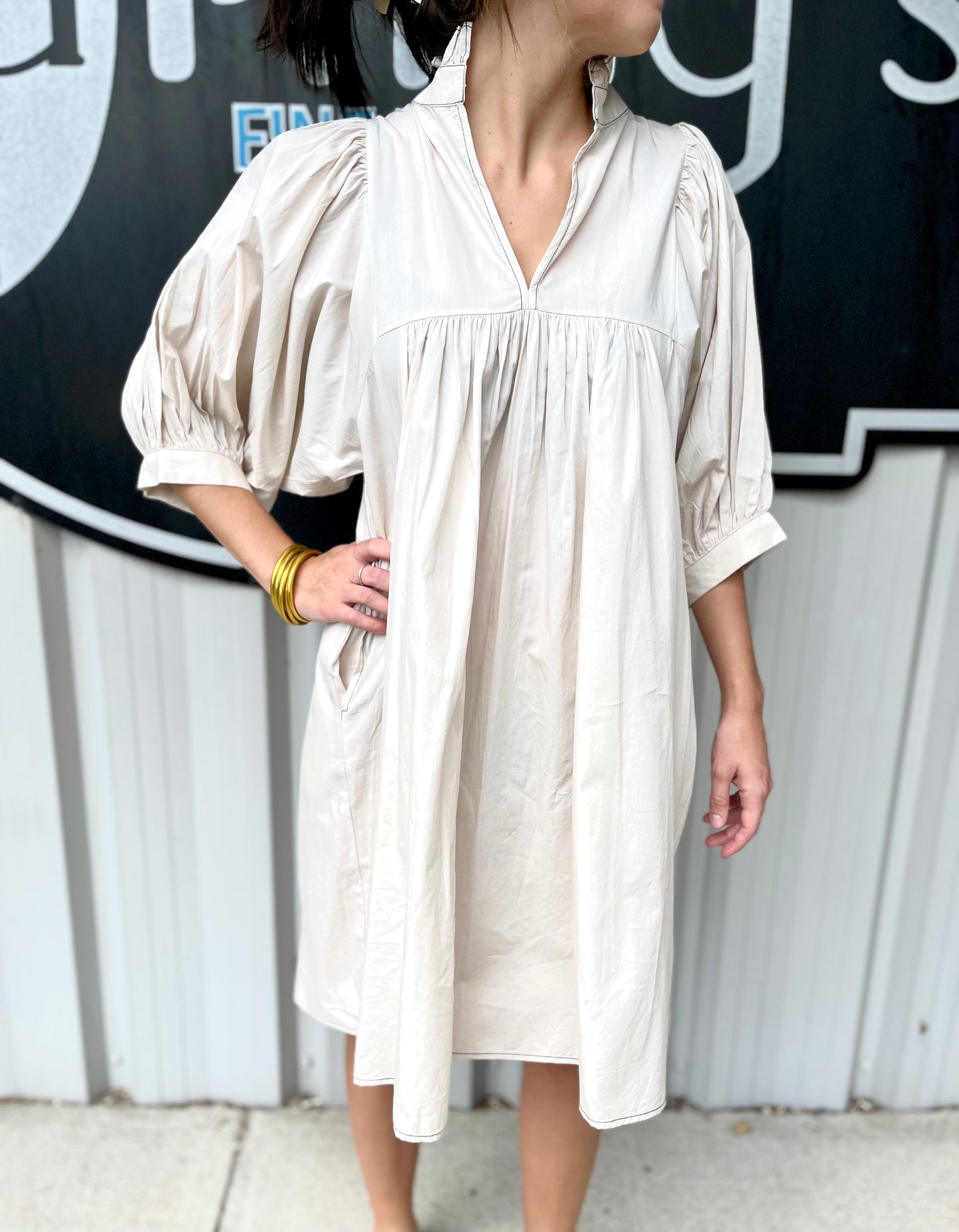 High Neck Dress