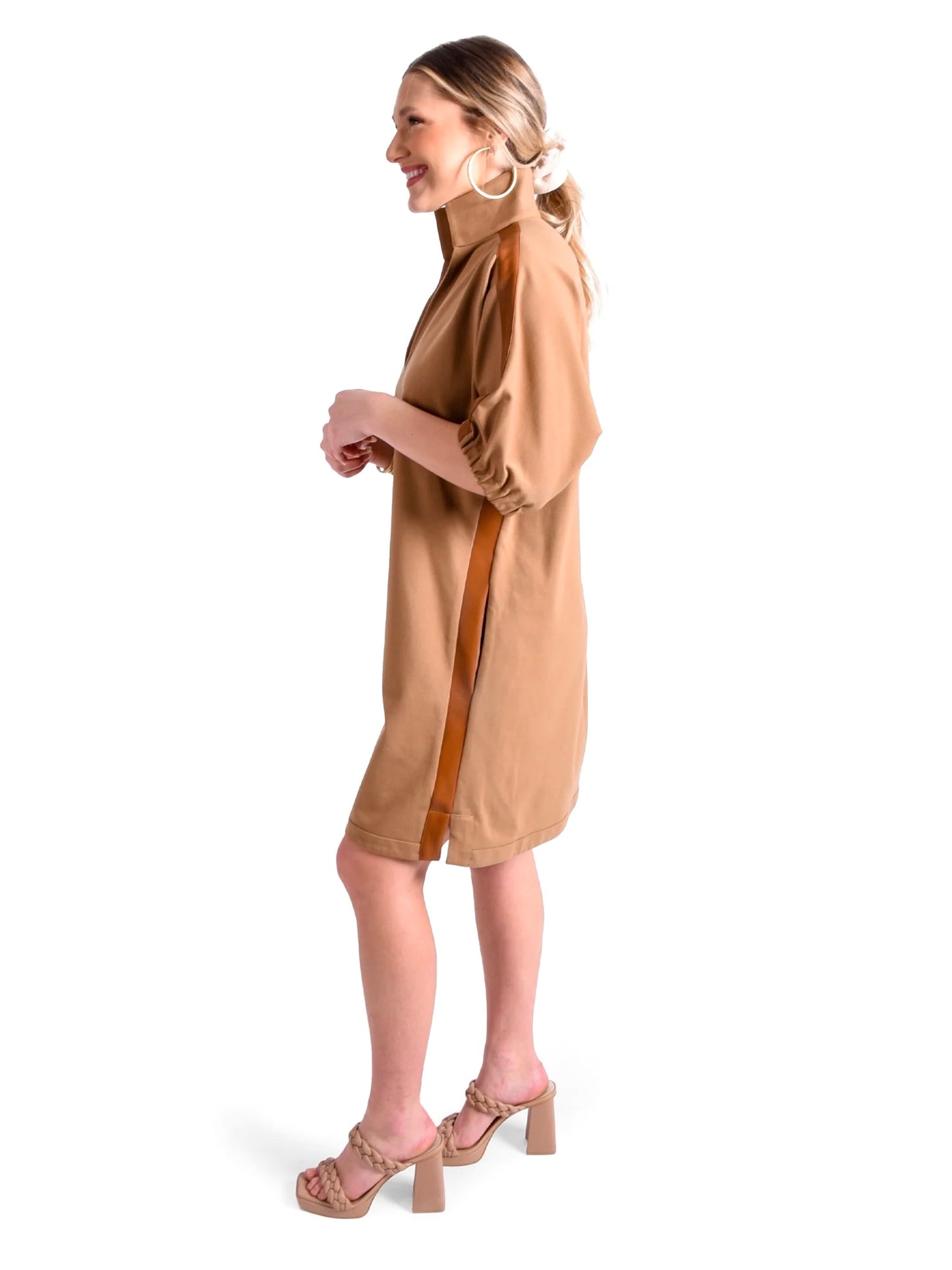 Poppy Dress - Luggage