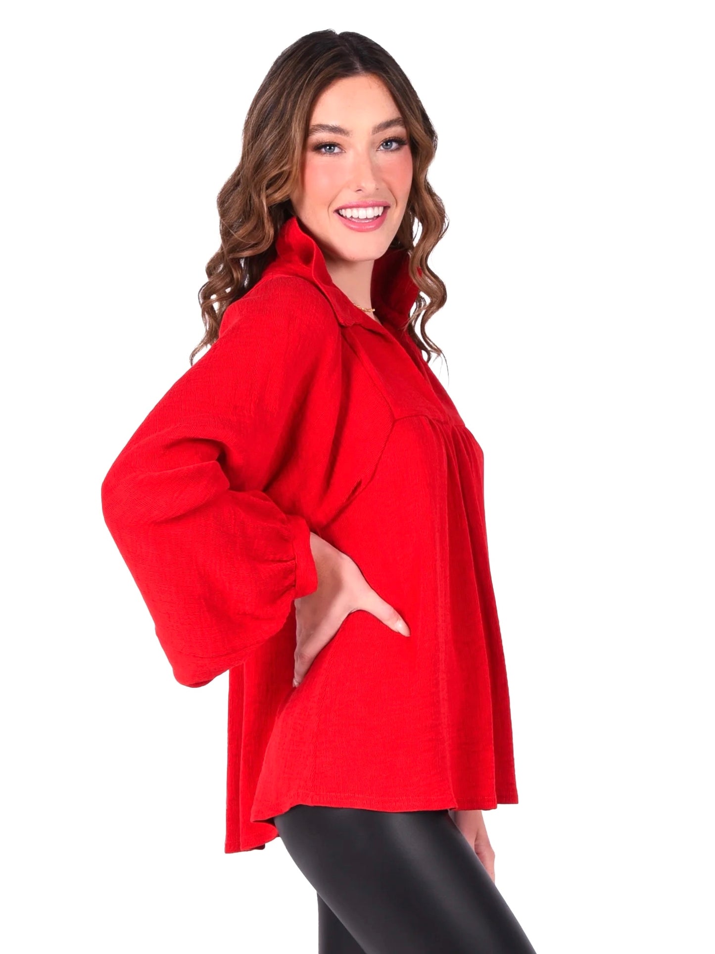 Stella Top - Cranberry