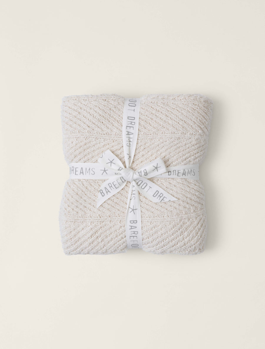 CozyChic Shine Herringbone Blanket-Beach Rock