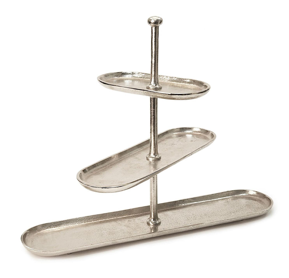 Silver Three Tier Tray