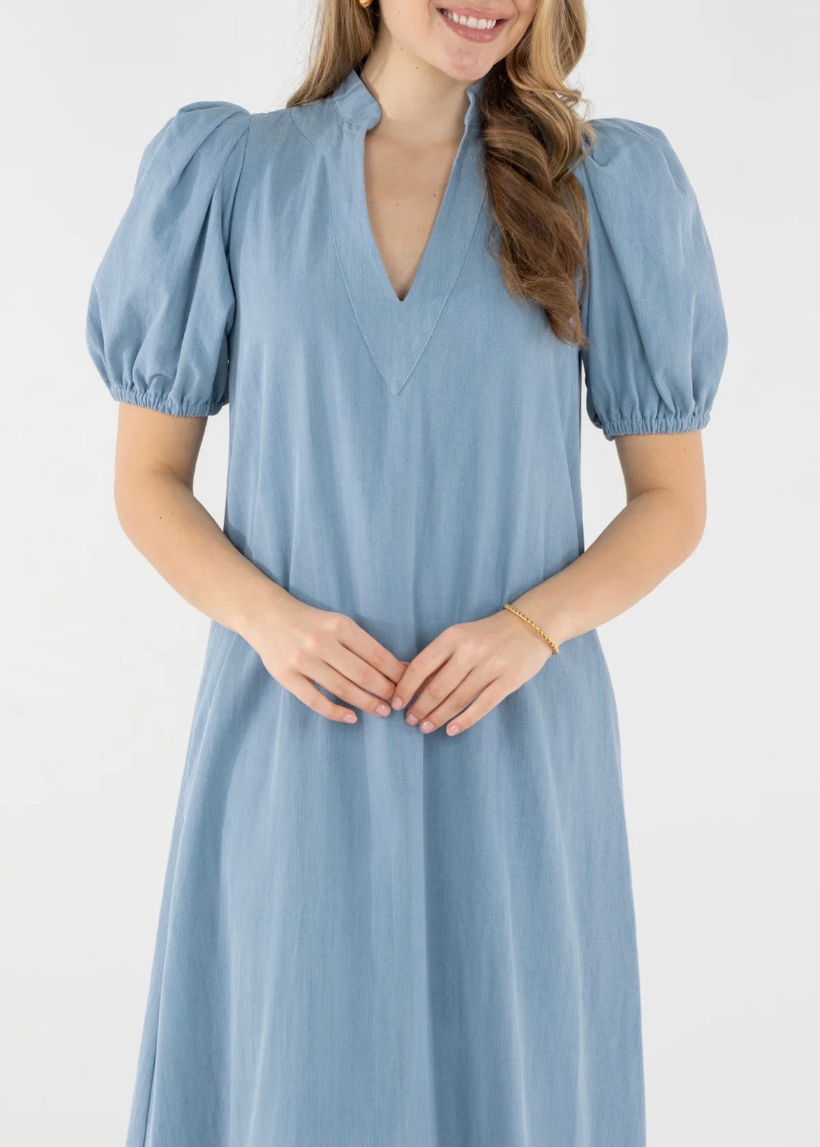 Hampton Dress- Denim