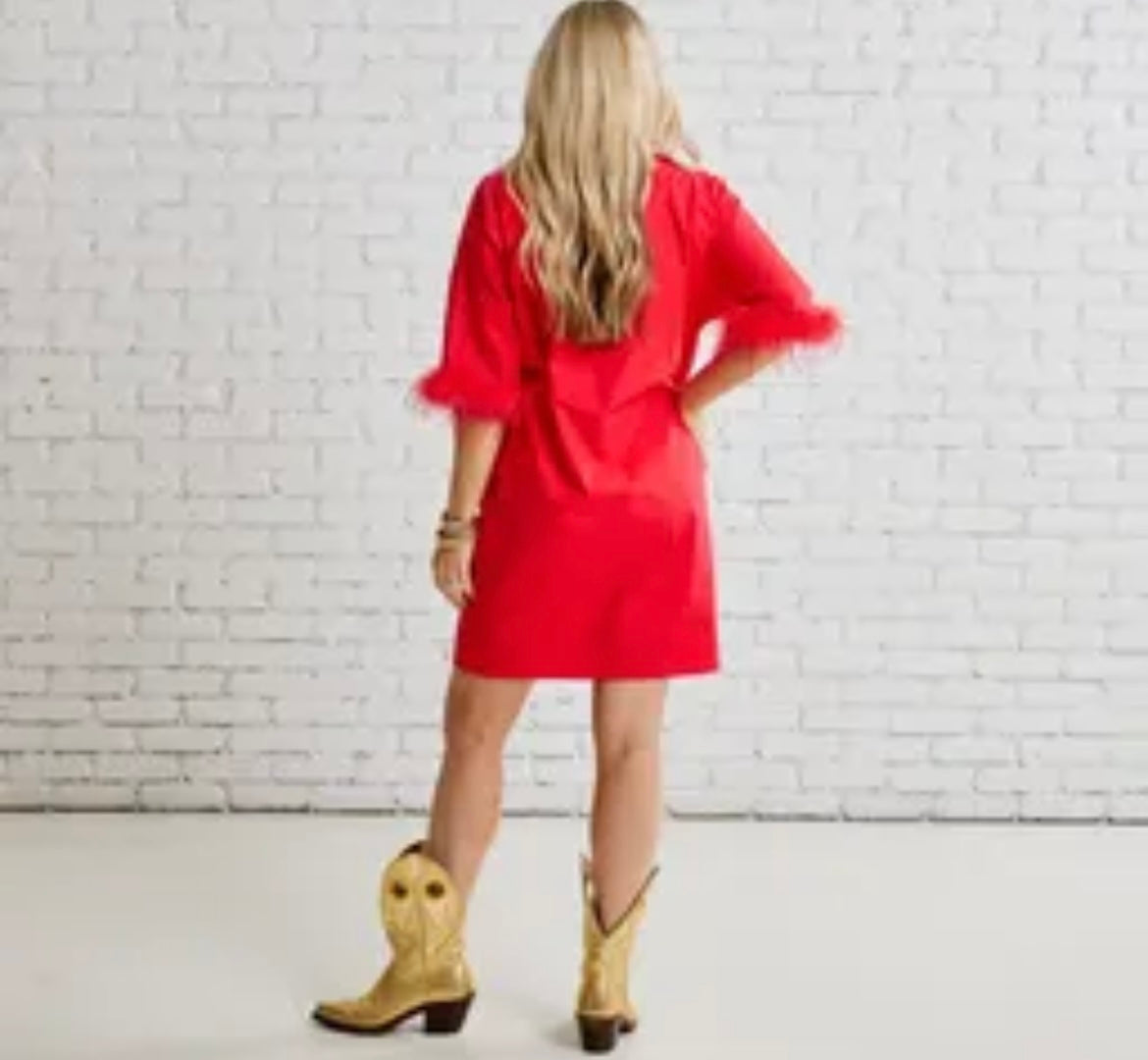 Caryn Lawn Heather Feather Dress