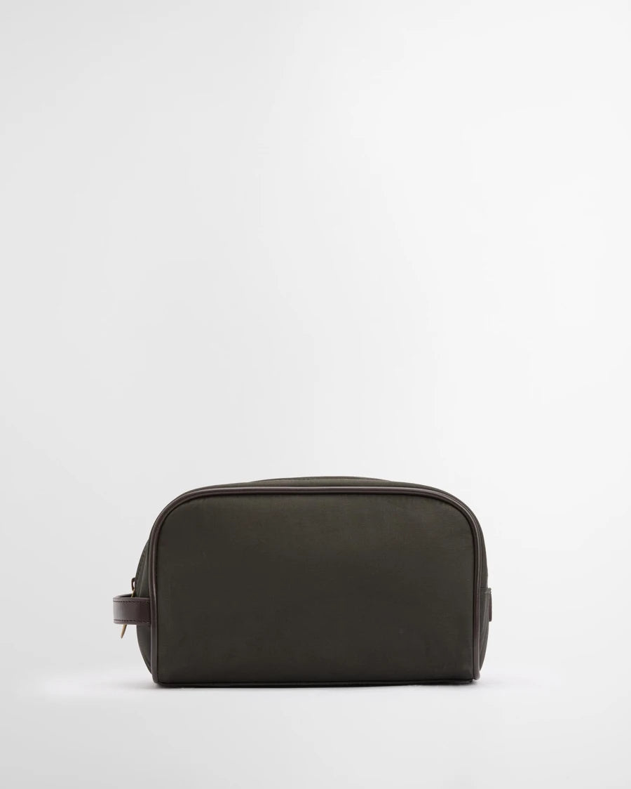 Barbour Waxed Washbag