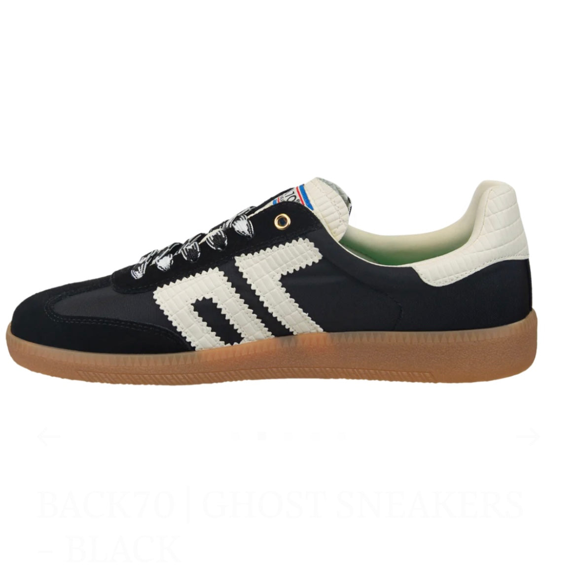 Back 70 Ghost Sneaker-Black