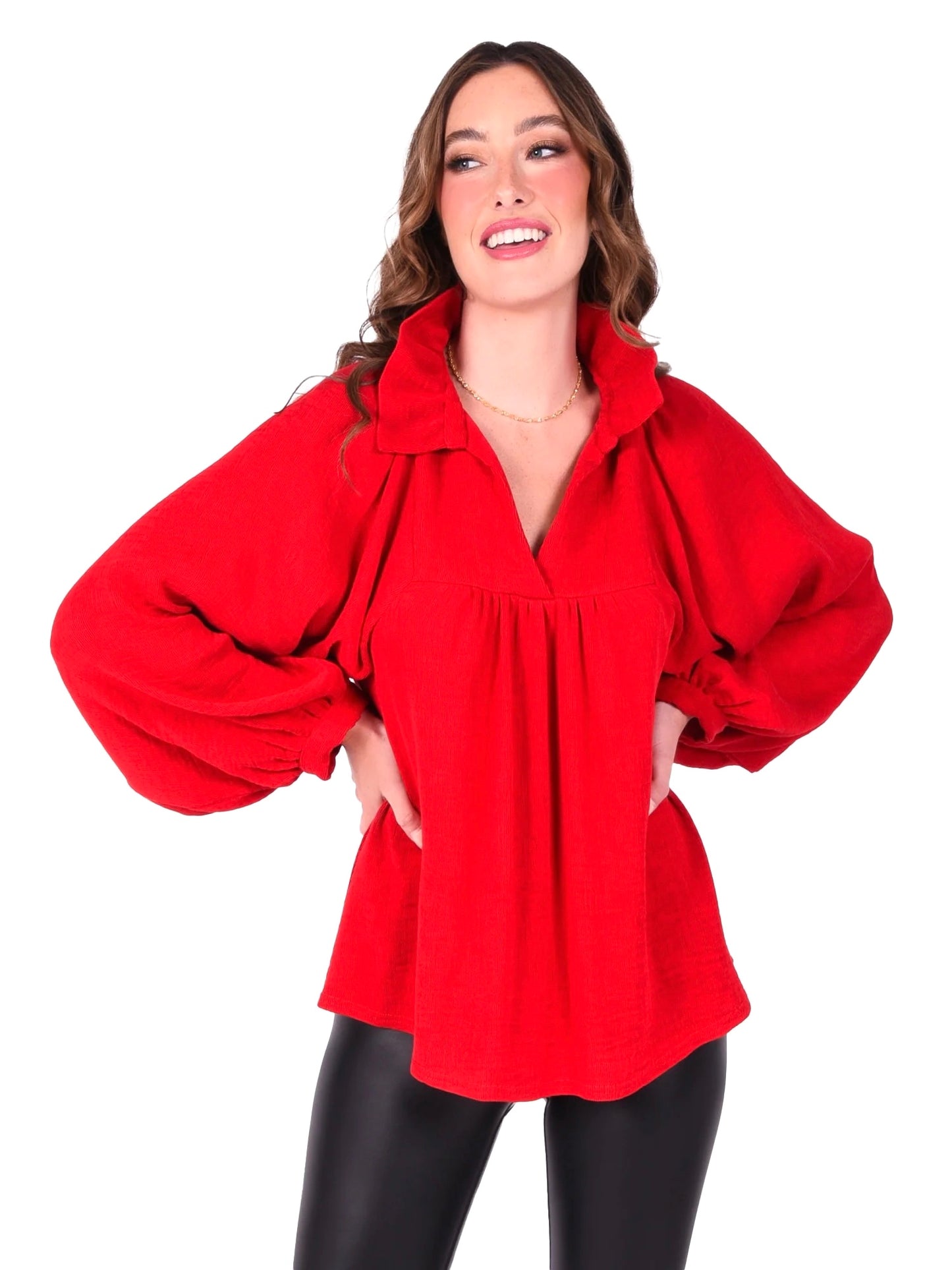 Stella Top - Cranberry