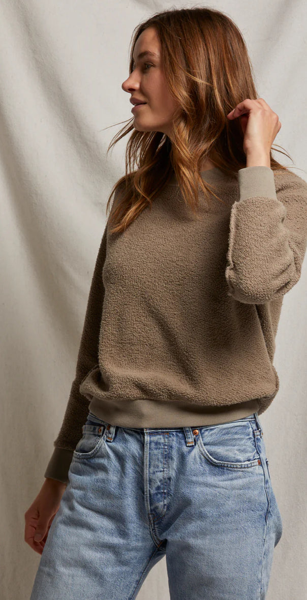 Ziggy Reverse Sweatshirt-Mushroom
