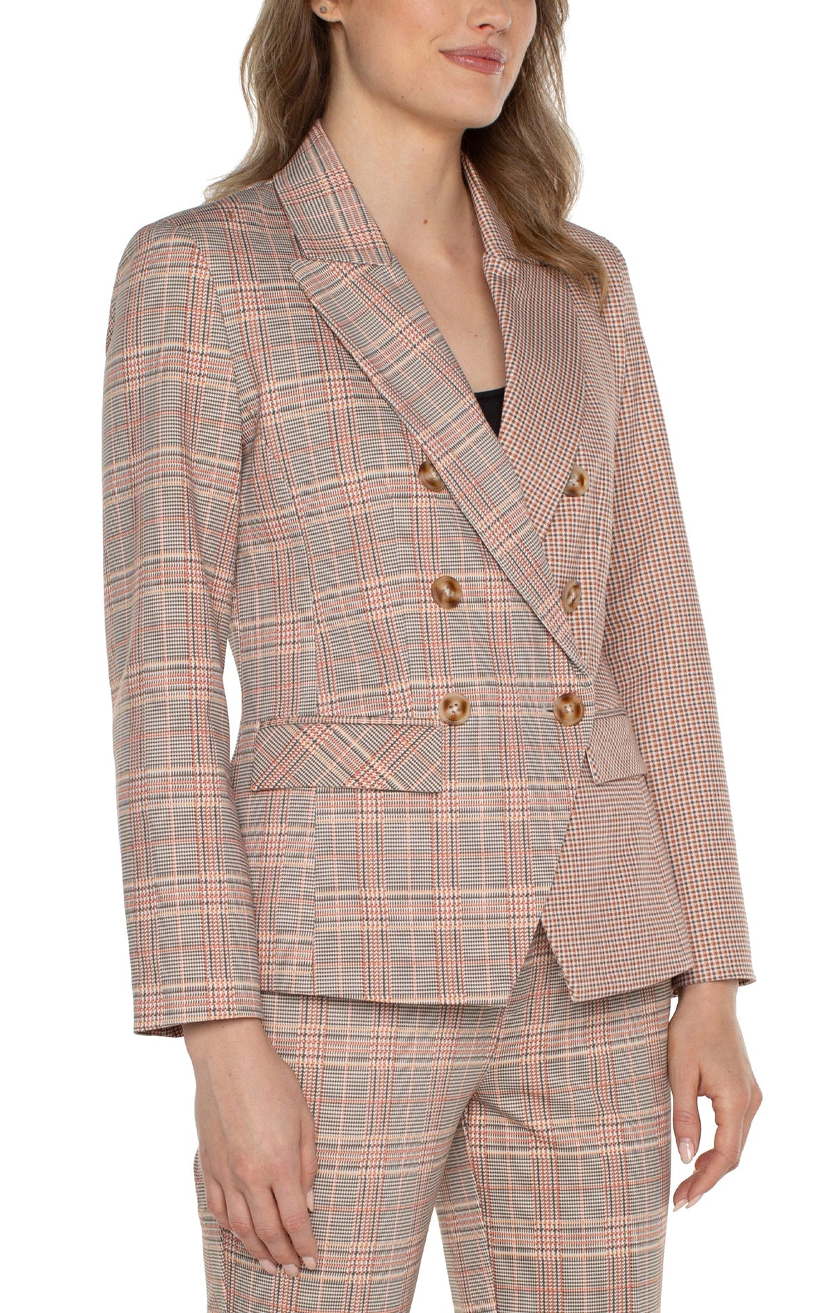 Half and Half Blazer - Lava Flow