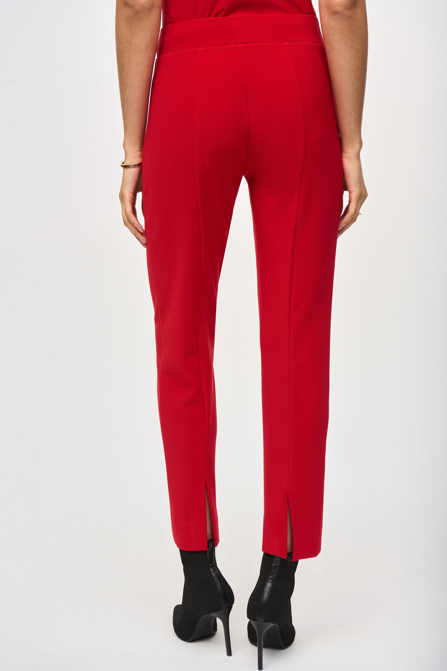 Classic Straight Pant - Lipstick Red