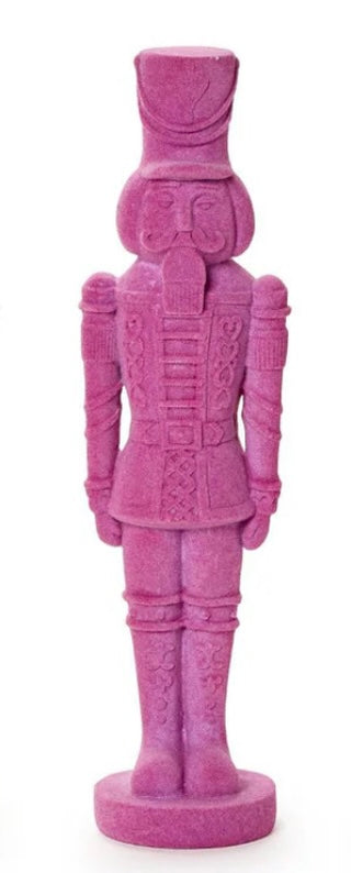 Flocked Nutcracker
