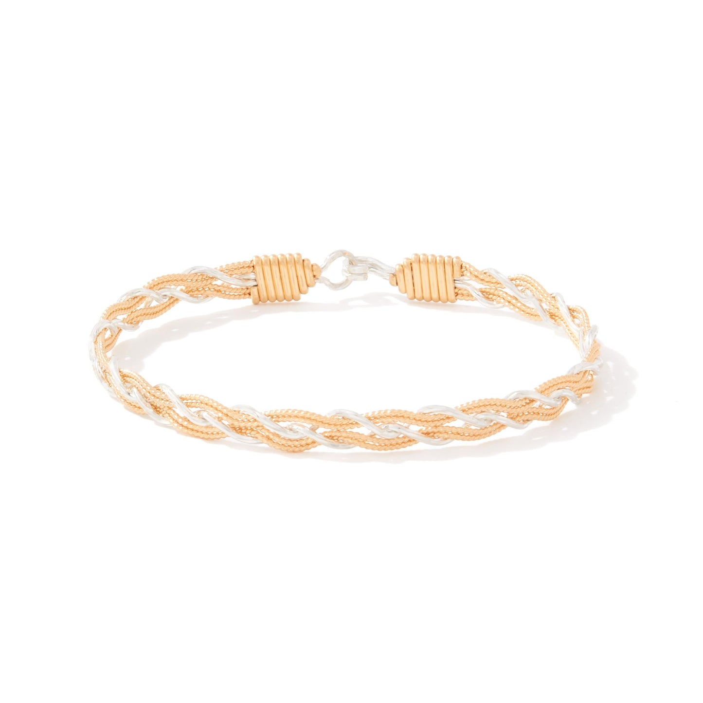 Ronaldo Kindred Spirits Bracelet 14k Gold Artist Wire and Sterling Silver