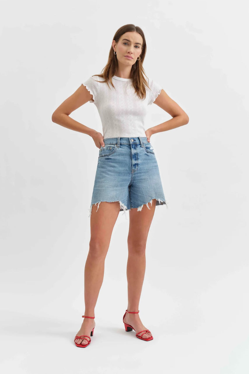 Sundaze Short-Marina Distressed