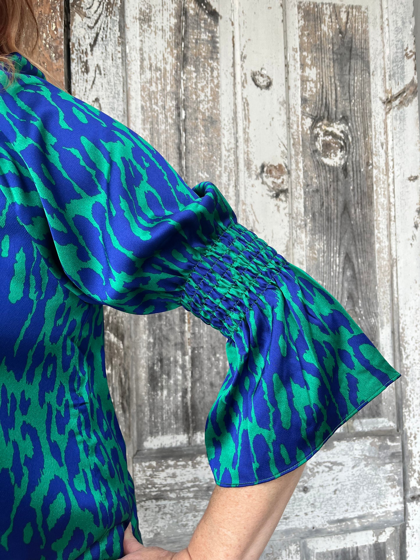 Cinched Top - Jazzy Leopard