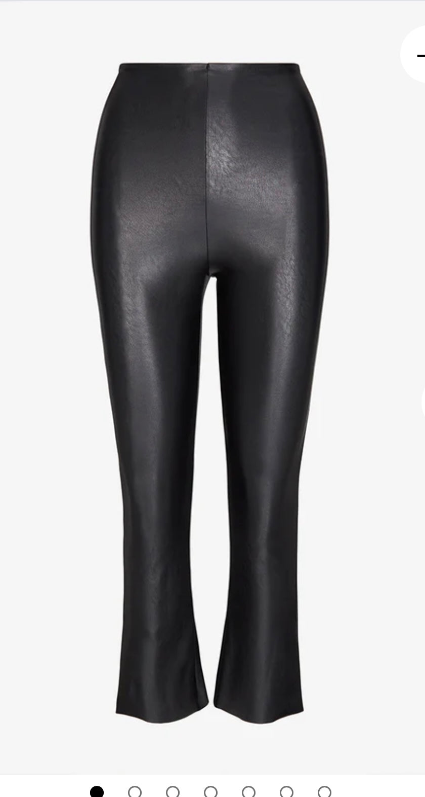Commando Faux Leather Cropped Flare