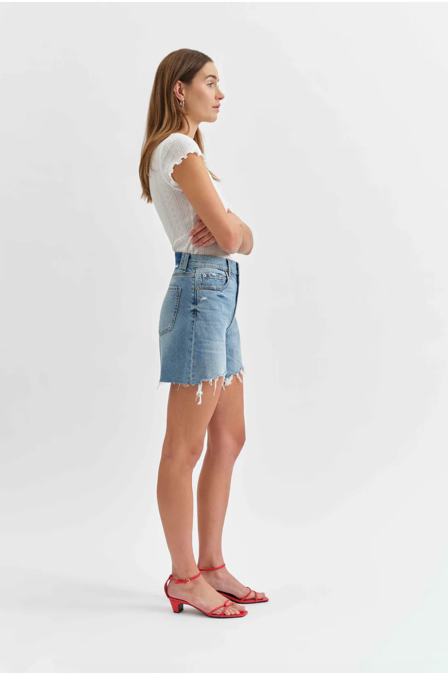 Sundaze Short-Marina Distressed