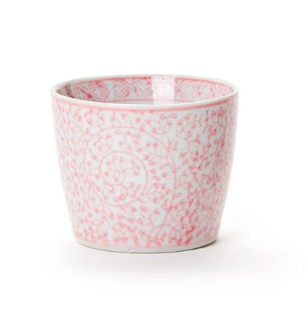 Pink Chinoiserie Cachepot