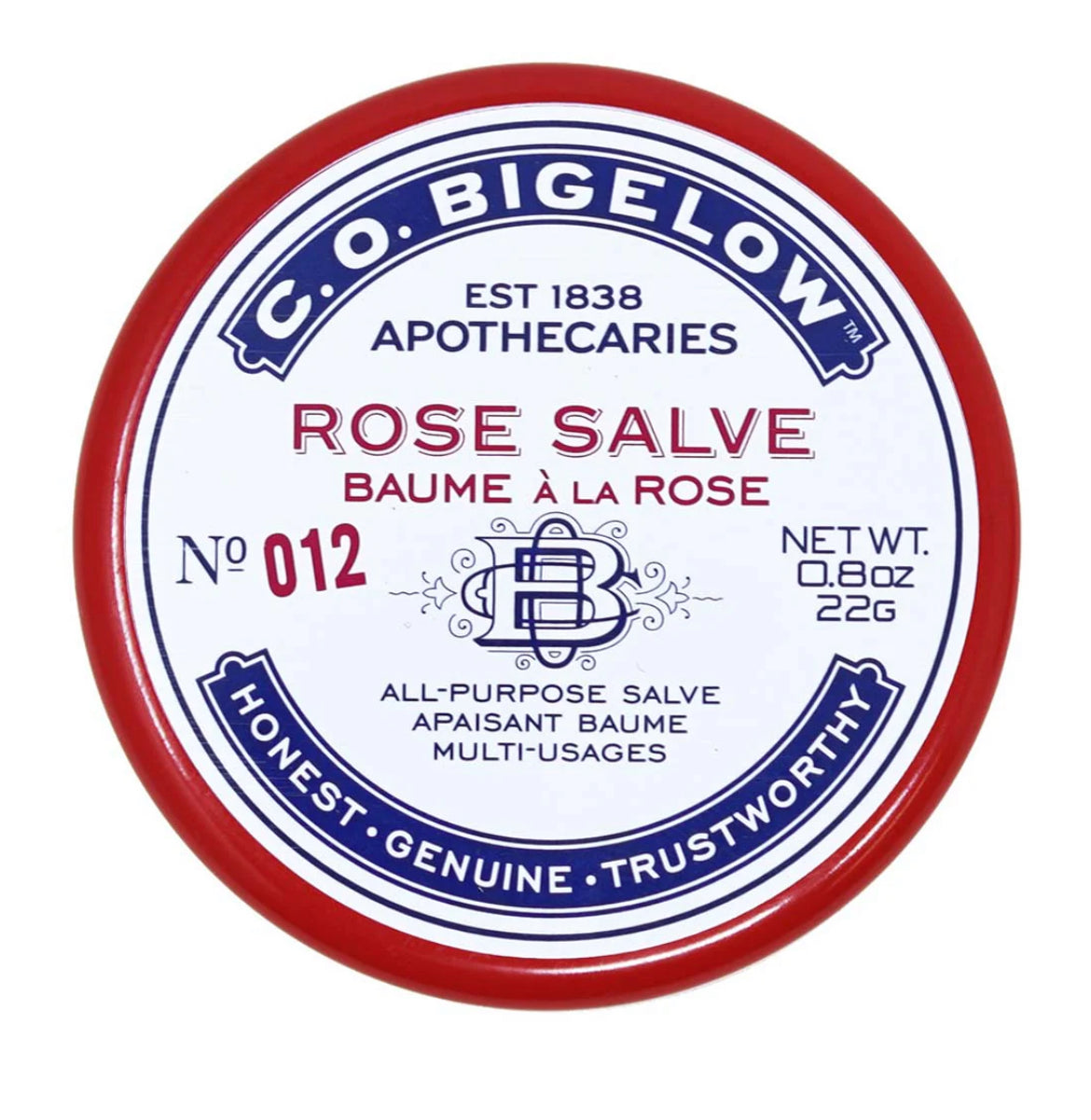 C. O. Bigelow Rose Salve Lip Balm no. 012