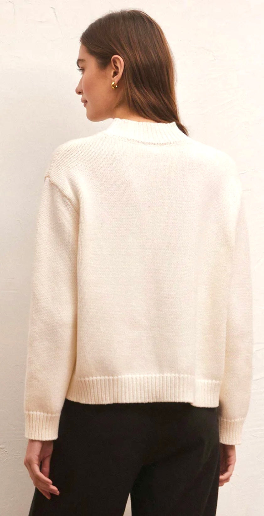 Love Intarsia Sweater - Sandstone