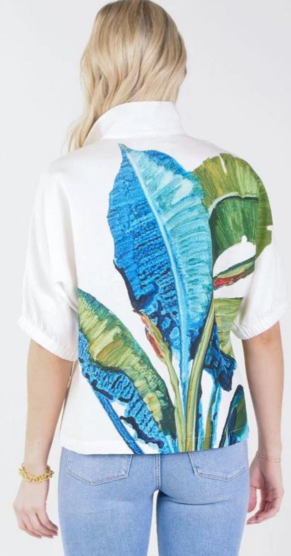Linen Poppy Top-Bellamy Leaves