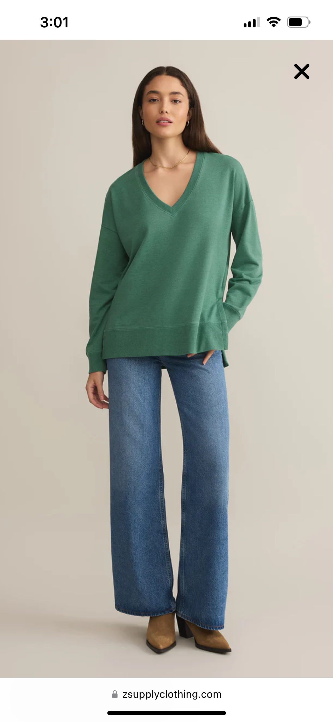 Modern V-Neck Weekender