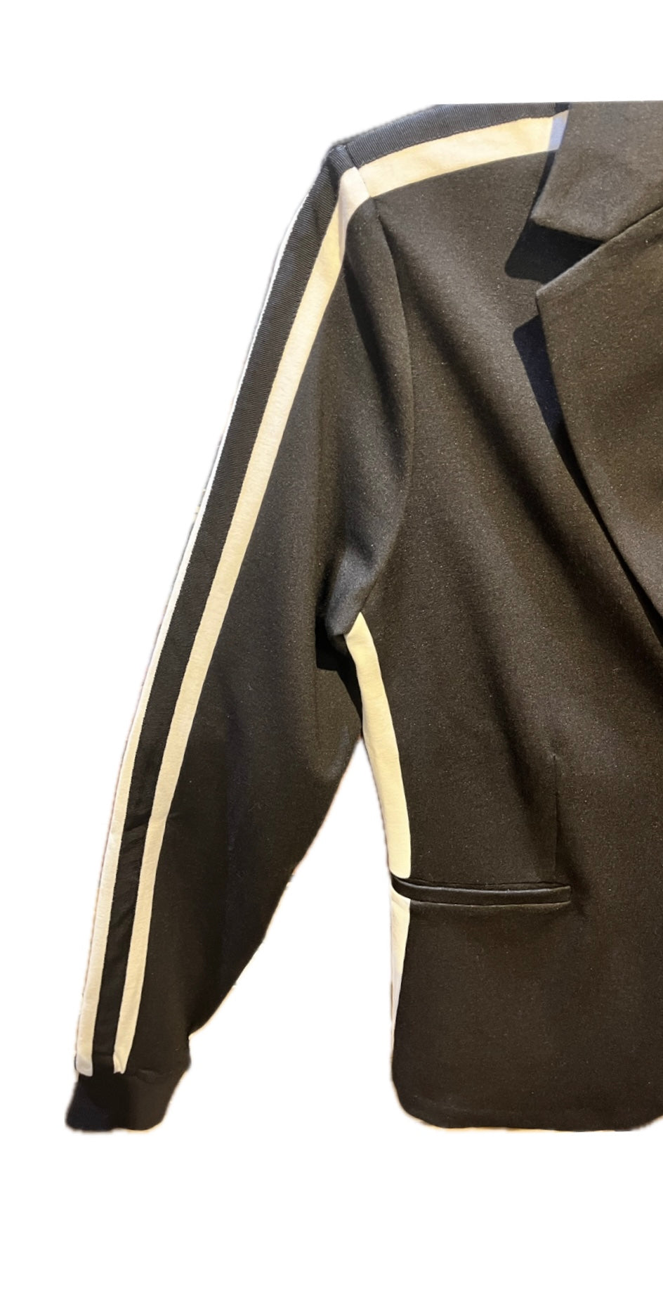 Modal Blazer with Stripe
