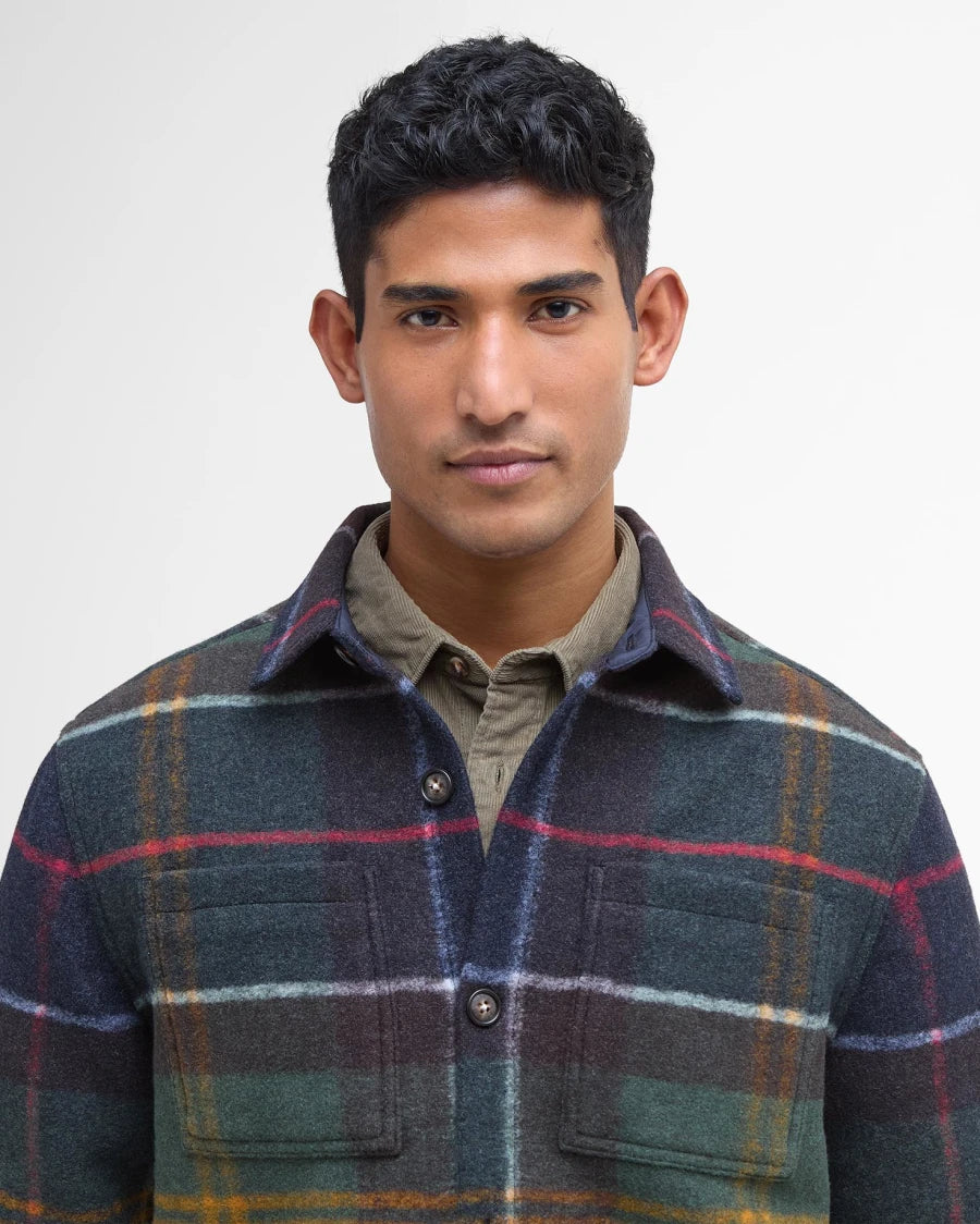 Barbour Chapter Tailored Check Overshirt-Classic Tartan