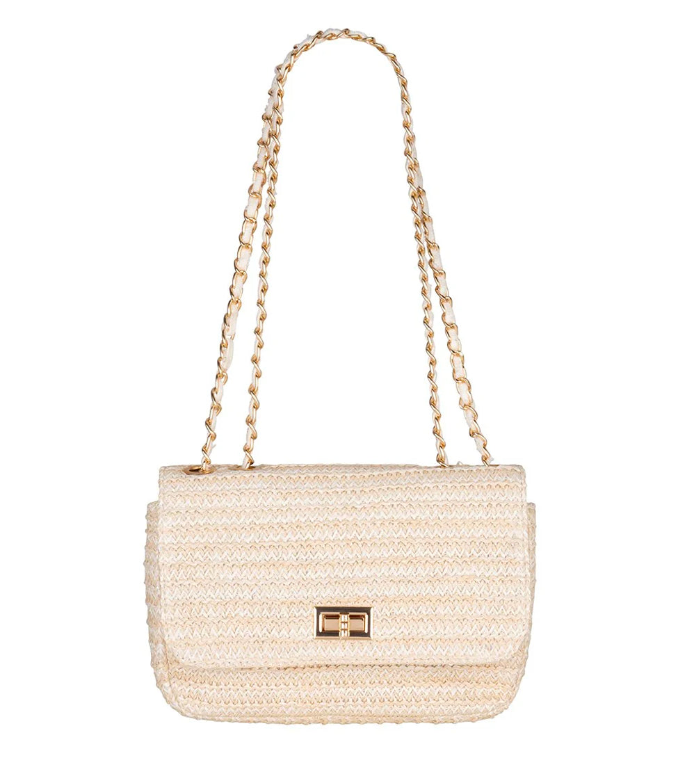 Straw Bag-Off white