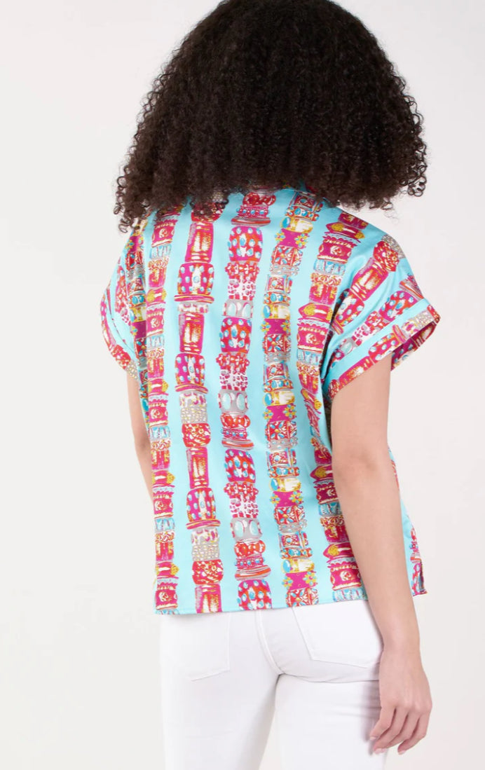 Poppy Pullover-Iconic Iris