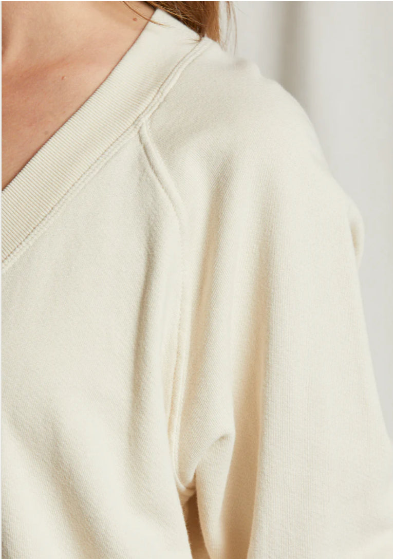Sinead V Neck Sweatshirt-Sugar
