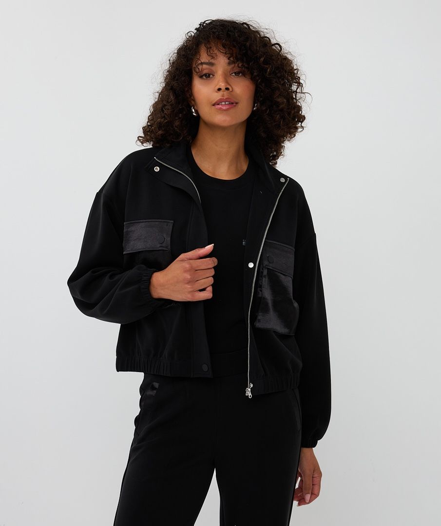 Modal Bomber Cardigan