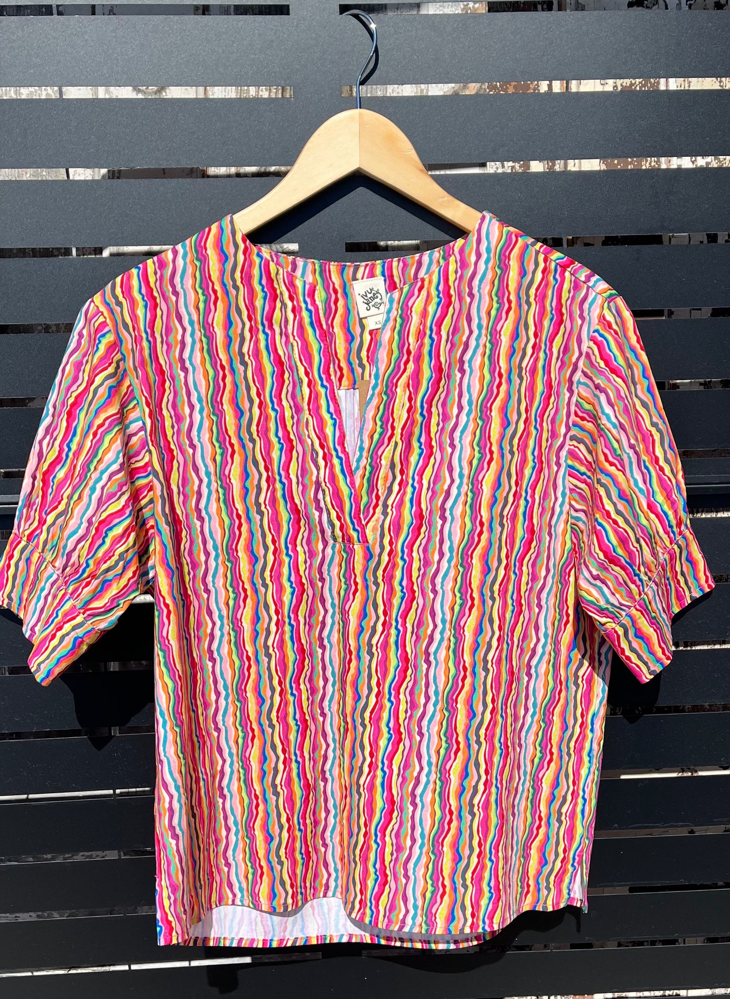 Notched Front Shirt