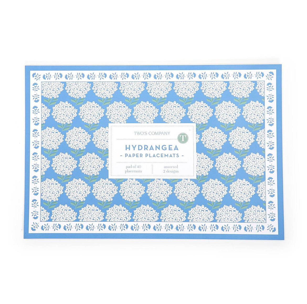 Hydrangea Paper Placemat