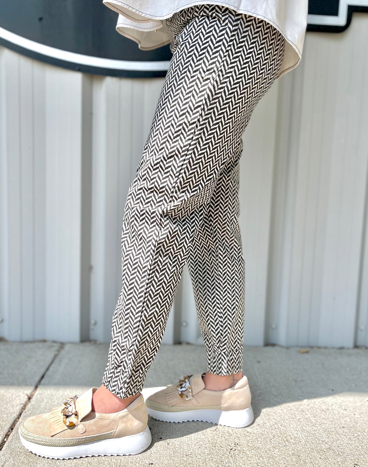 Track Pants - Desert Chevron