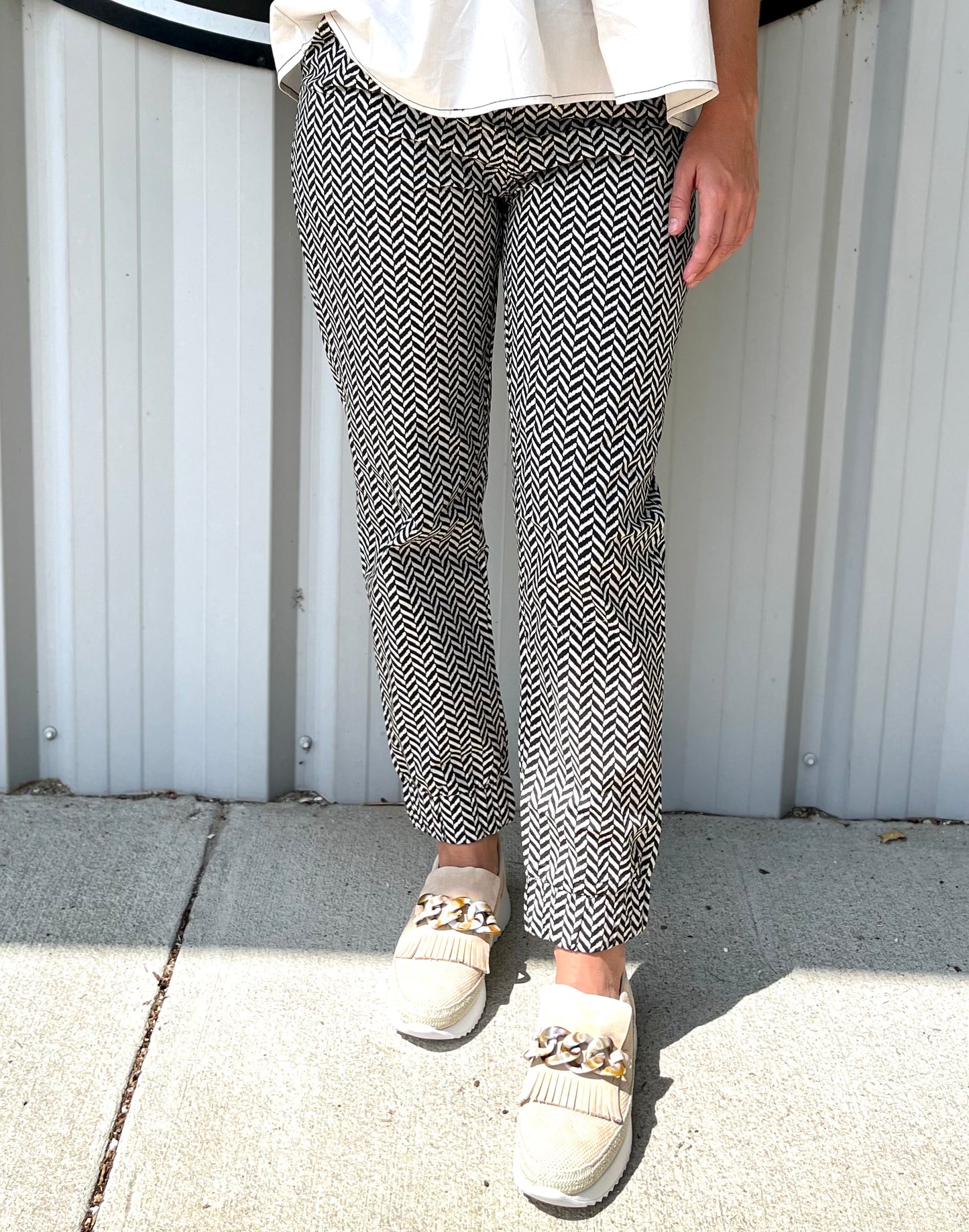 Track Pants - Desert Chevron