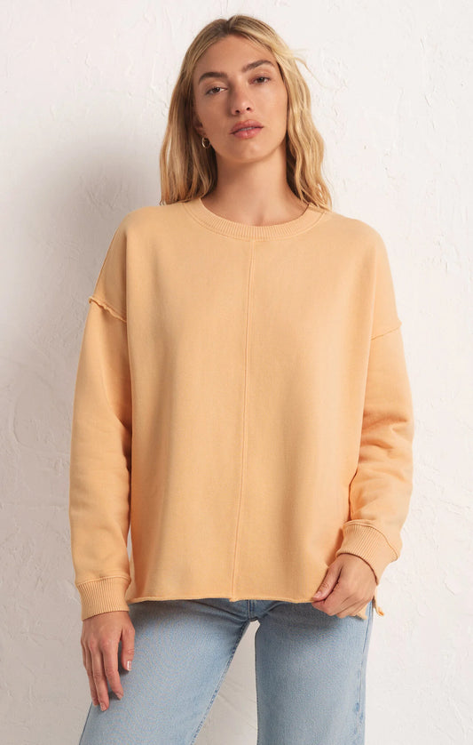 Hermosa Sweatshirt - Orange Cream
