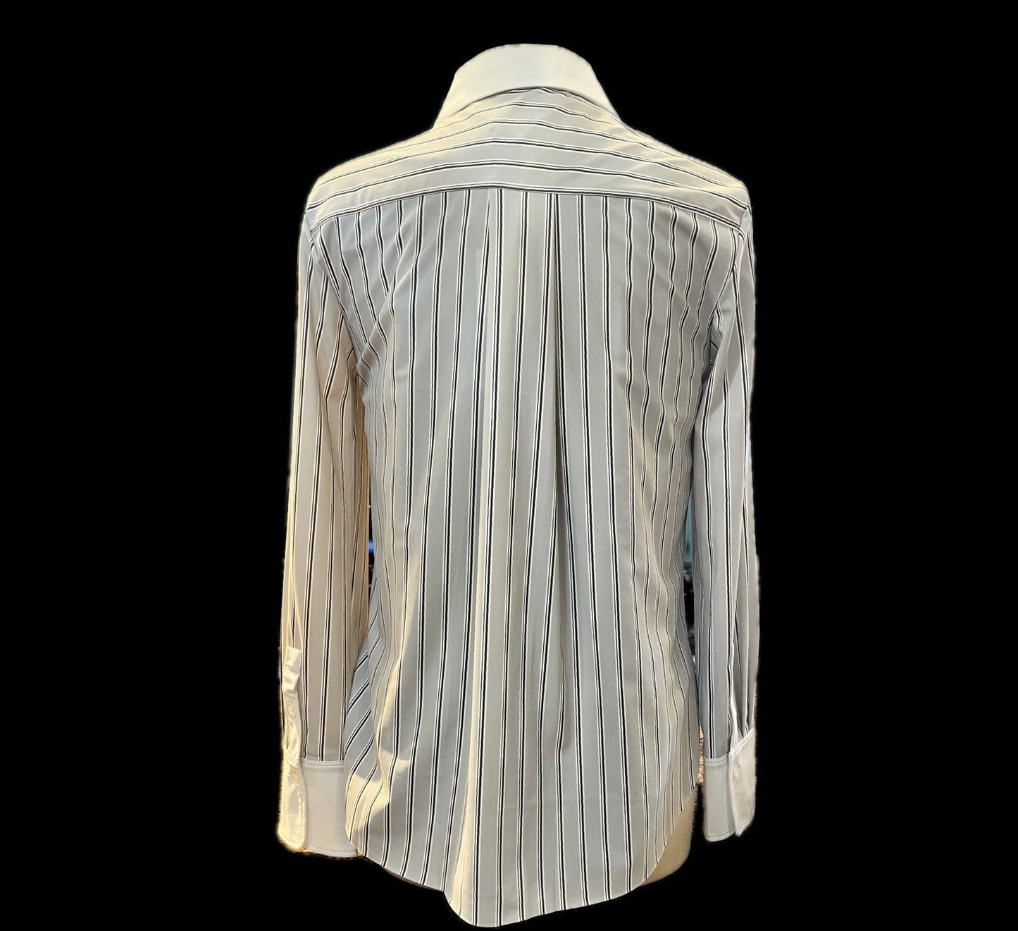 Striped Button-Front Top
