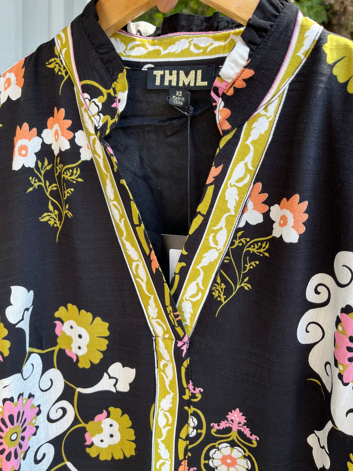 Floral Dress-Black