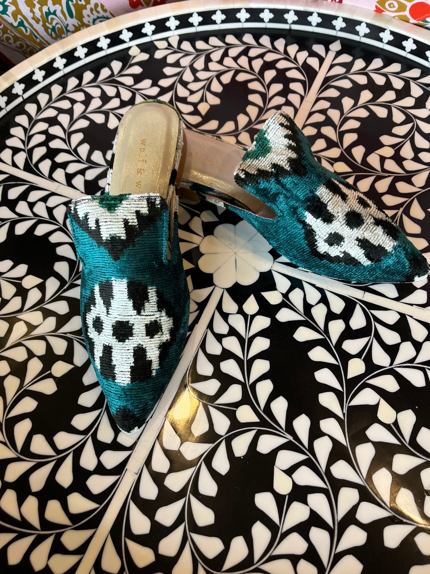 Wolf & Willa Pointed Toe Mule
