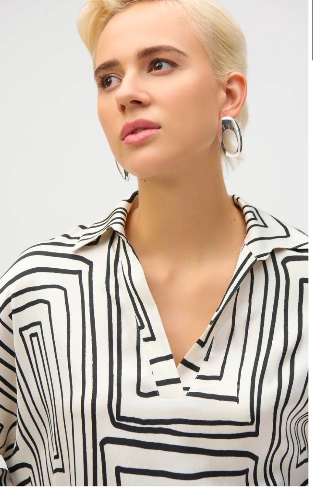 Geometric Boxy Top