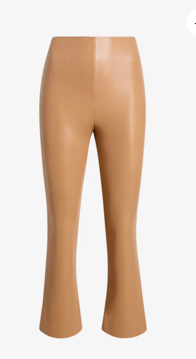 Commando Faux Leather Cropped Flare