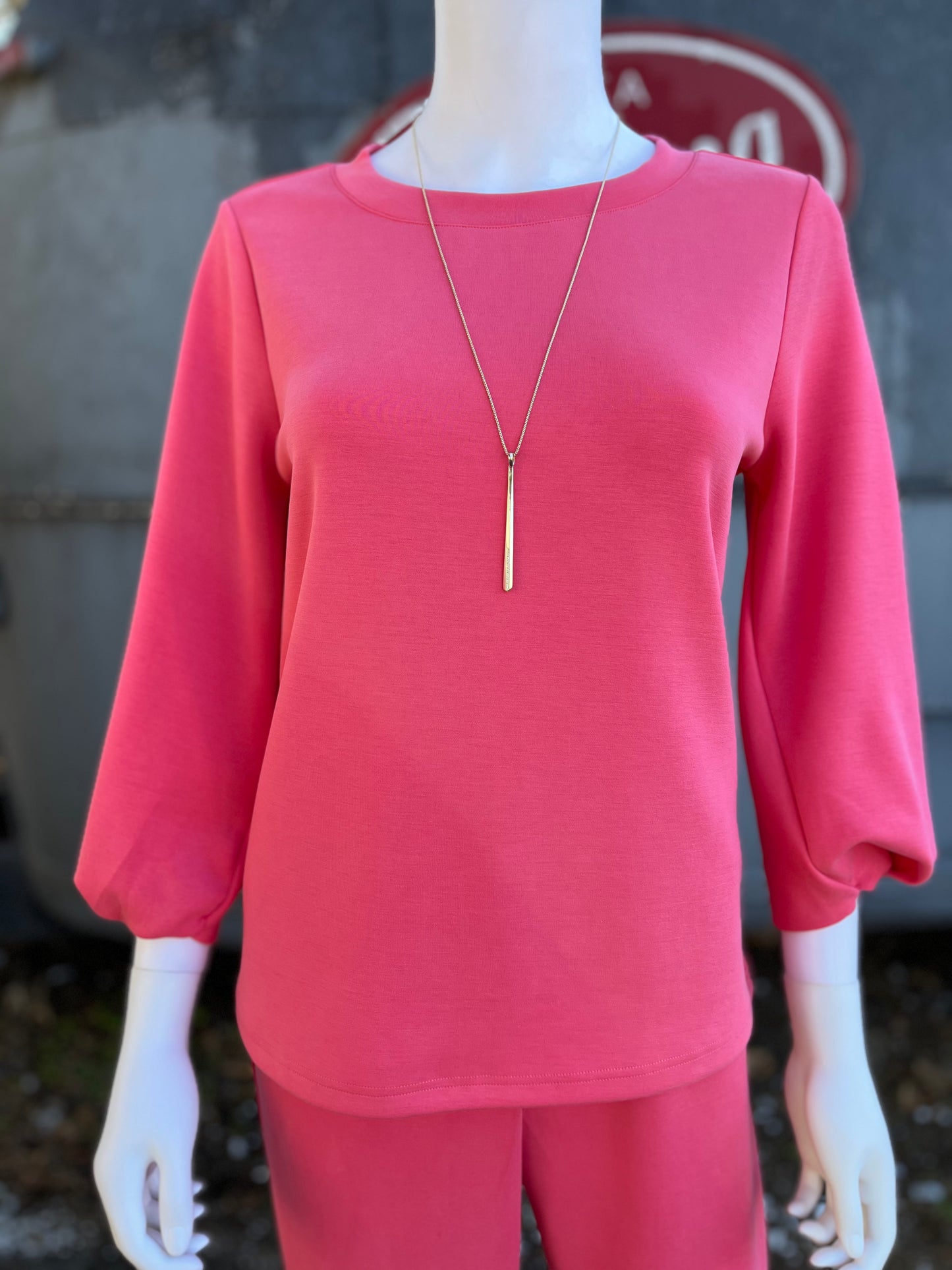 Twisted Sleeve Sweater