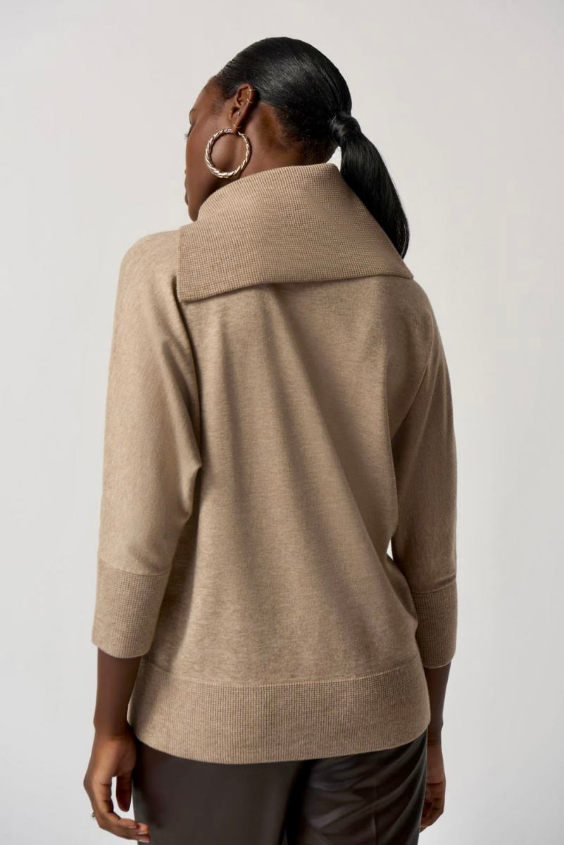 Asymmetrical Sweater - Latte