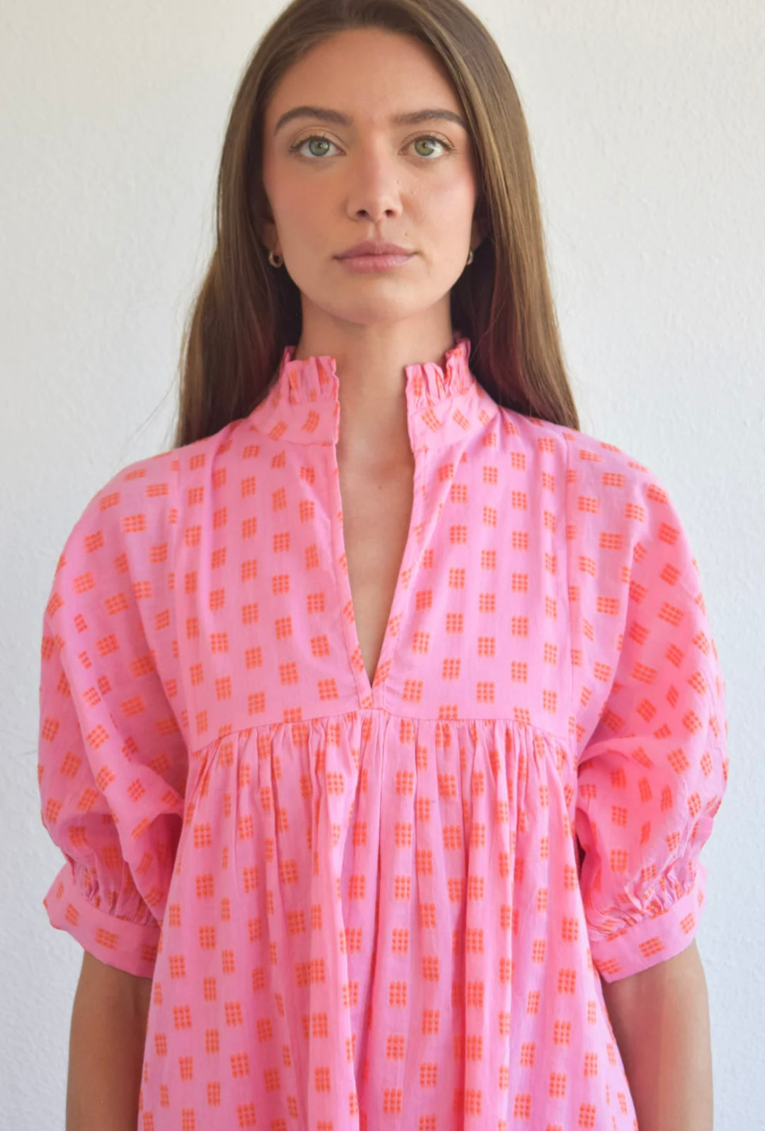 High Neck Dress - 9 Dot Punch