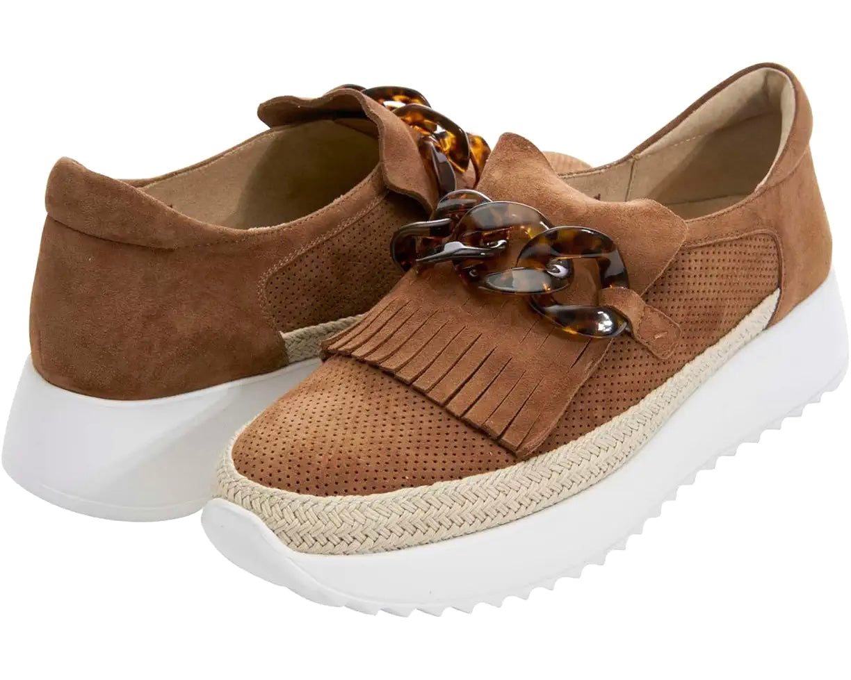 Qerene Shoe - Cuoio Suede